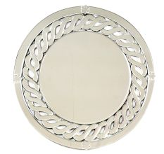 Handmade Silver Glass Wall Mirror Venetian Design