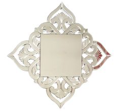 Handmade Silver Glass Square Venetian Mirror