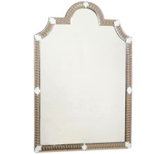 Handmade Silver Glass French Style Venetian Wall Mirror