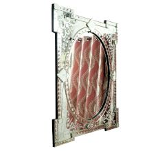 Handmade Silver Glass Debonair Venetian Mirror