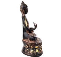 Handmade Antique Brass Blessing Buddha Statue