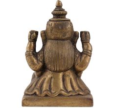 Handmade Black Brass Lakshmi Goddess Statue
