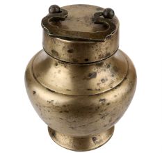Handmade Multicolor Brass Kamandalu with Lid