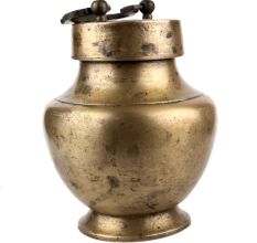 Handmade Multicolor Brass Kamandalu with Lid