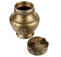 Handmade Multicolor Brass Kamandalu with Lid
