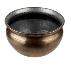 Handmade Brown Brass Water Storage Pot