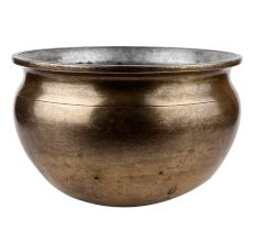 Handmade Brown Brass Water Storage Pot