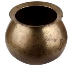 Handmade Brown Brass Handi Pot Old Cookware