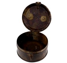 Handmade Brown Brass Multi Purpose Box With Lid