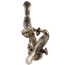 Handmade Silver Brass Love Birds Sitting On Tree's Branch Couple
