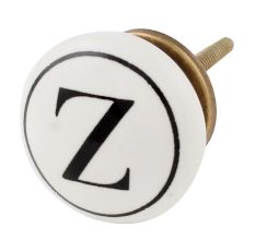 Z Alphabet Knobs