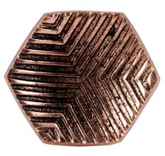 Hexagon Antique Copper Aluminium Cabinet Knob