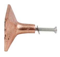 Kund Shape Antique Copper Aluminium Cabinet Knob
