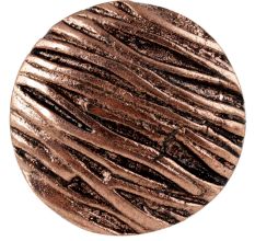 Round Bark Shape Antique Copper Aluminium Dresser Knob