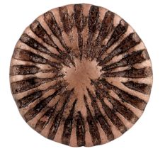 Round Cornflower Antique Copper Aluminium Cabinet Knob