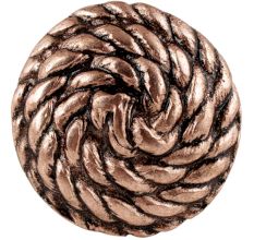 Round Rope Antique Copper Aluminium Cabinet Knob