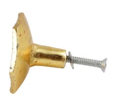Hexagon Antique Golden Aluminium Cabinet Knob
