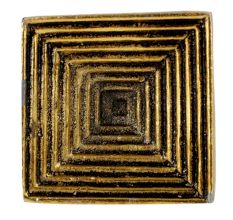 Kund Shape Antique Golden Aluminium Cabinet Knob