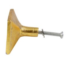 Kund Shape Antique Golden Aluminium Cabinet Knob