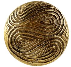 Press Plate Compact Antique Golden Aluminium Cabinet Knob