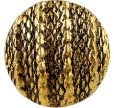 Round Jute Shape Antique Golden Aluminium Dresser Knob