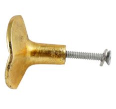 Round Strip Antique Golden Aluminium Cabinet Knob