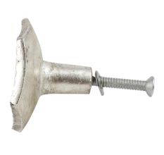 Hexagon Antique Silver Aluminium Cabinet Knob