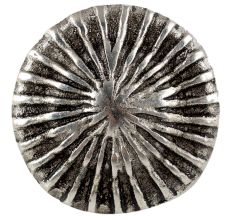 Round Cornflower Antique Silver Aluminium Cabinet Knob