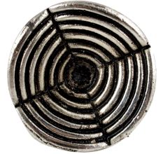 Round Strip Antique Silver Aluminium Cabinet Knob