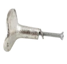 Round Strip Antique Silver Aluminium Cabinet Knob