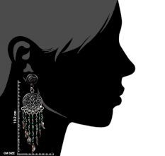 Handmade Oxidized Silver Stylish Bohemian Earrings For Women And Girls