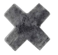 Grey Cross Marble Stone Cabinet Knobs