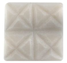 White Square Marble Stone Dresser Knobs