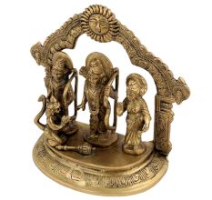 Lord Ram And Sita With Lakshman And Hanuman