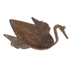 Metallic Swan For Home Decor