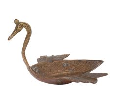 Metallic Swan For Home Decor