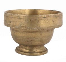 Handmade Multicolored Brass Holy Cup With Circular base