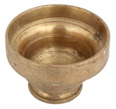 Handmade Multicolored Brass Holy Cup With Circular base