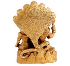 Handmade Golden Brass Shiva Parvati Ganesh Family Statue