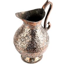 Handmade Shining Copper Embossed Large Jug