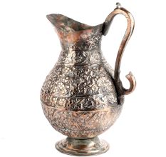 Handmade Shining Copper Embossed Large Jug