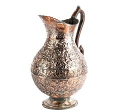 Handmade Shining Copper Embossed Large Jug