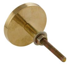 Golden Round Hammer Flat Brass Cabinet Knobs