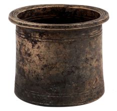 Handmade Black Coat Brass PanchPatra Holy Water Pot