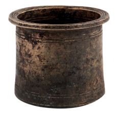 Handmade Black Coat Brass PanchPatra Holy Water Pot