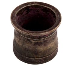 Handmade Brown Patina Panch Patra or Holy Cup