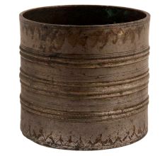 Handmade Brown Brass Panch Patra or Holy Pot