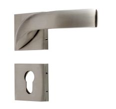 Handmade Satin Steel Brass Mortise Door Lock Handle Set