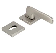 Handmade Nickel Silver Finish Brass Mortise Door Lock Handle Set