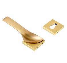 Handmade Golden Finish Mortise Door Lock Handle Set